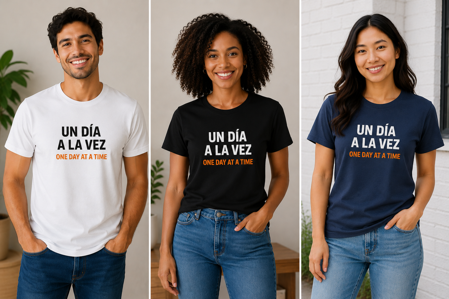 Spanglish - Un Dia A La Vez - Unisex Tshirt