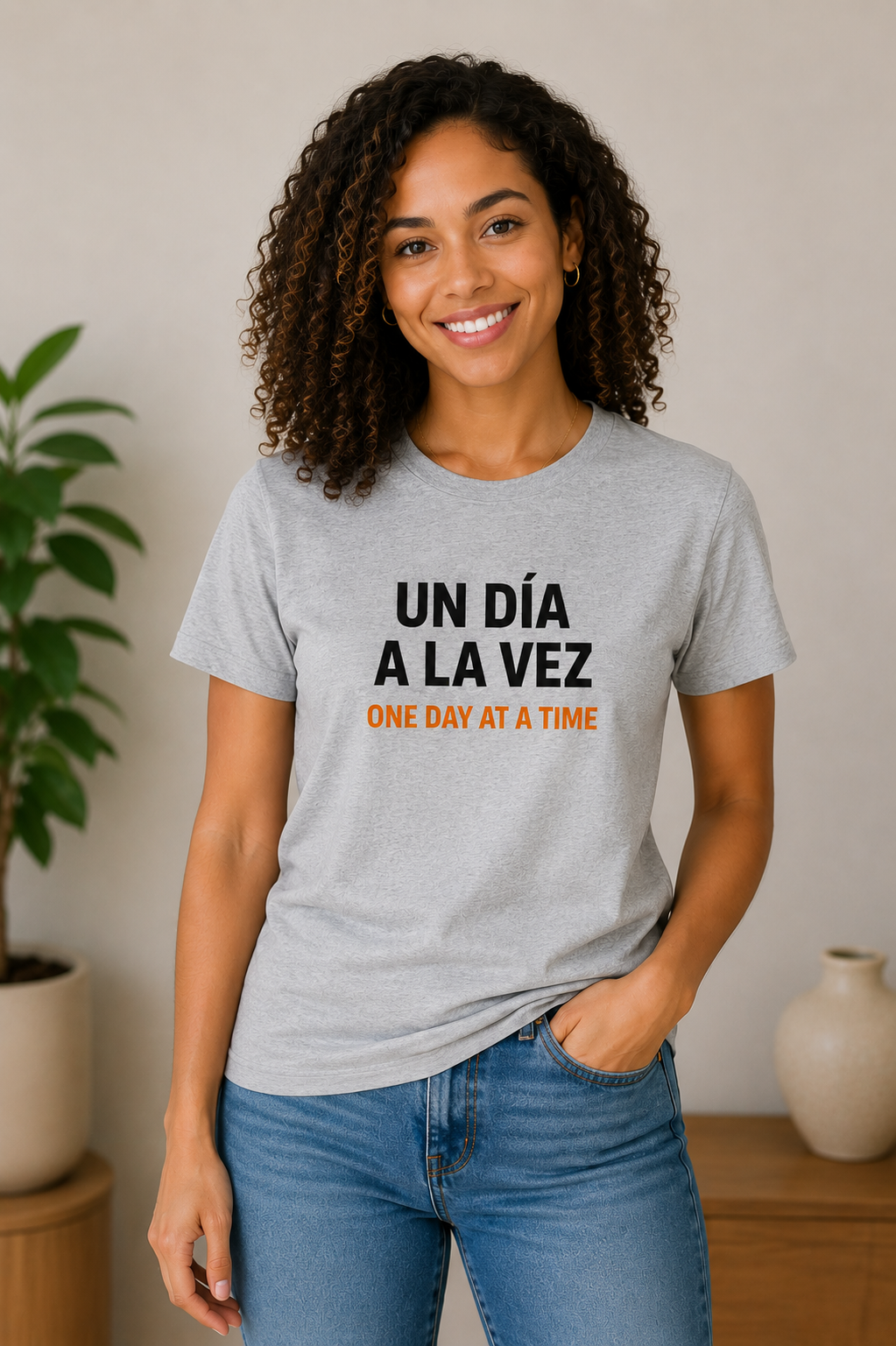 Spanglish - Un Dia A La Vez - Unisex Tshirt