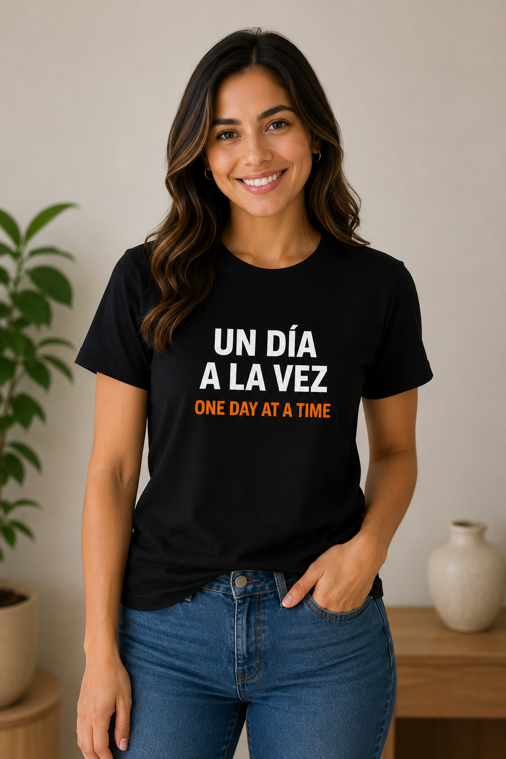 Spanglish - Un Dia A La Vez - Unisex Tshirt