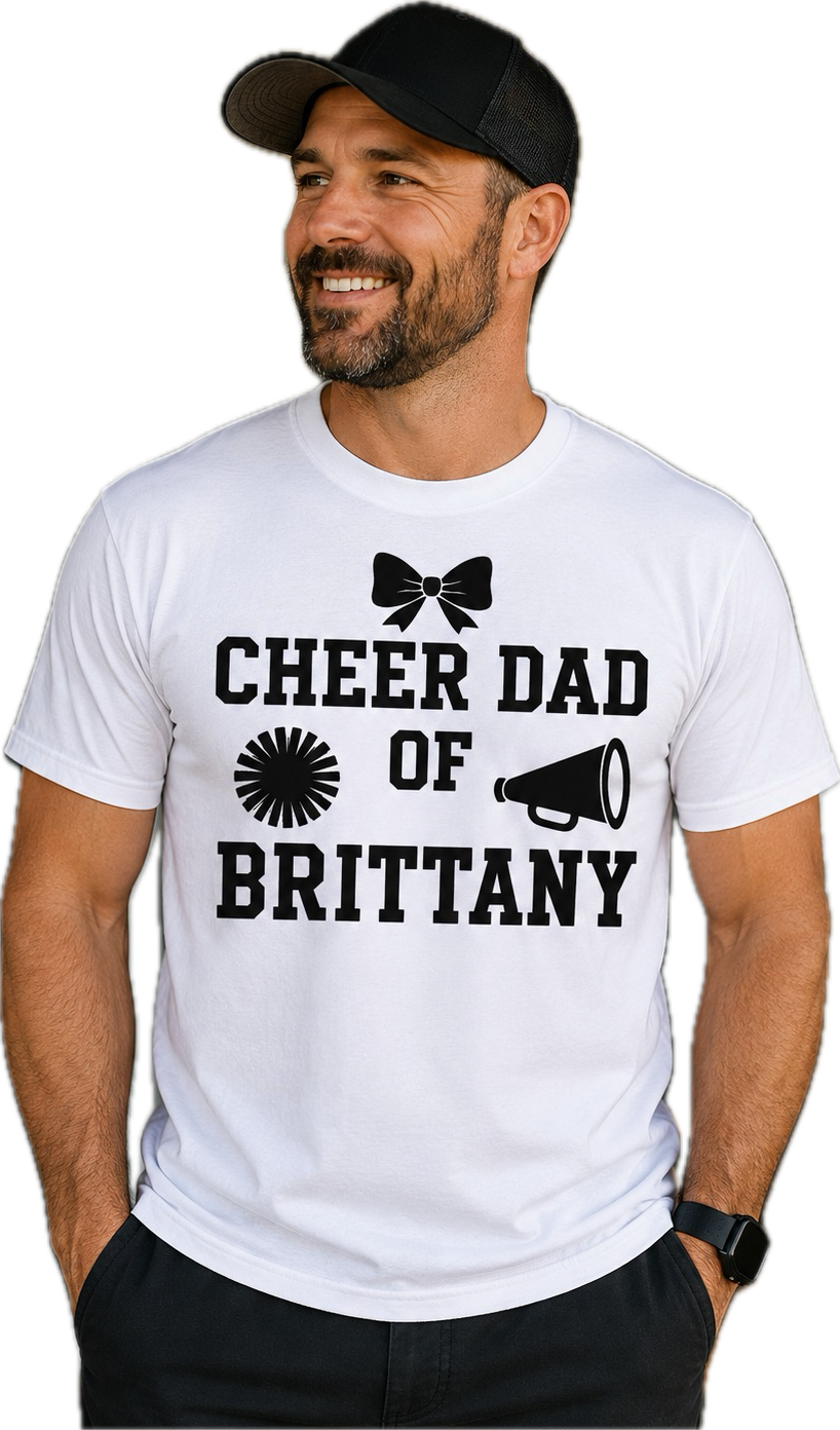 Cheer Mom/Dad - Customized T-Shirt
