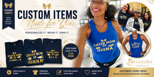 Cheer Mom/Dad - Customized T-Shirt